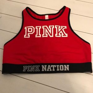 PINK Victoria’s Secret | Red Unpadded Sports Bra